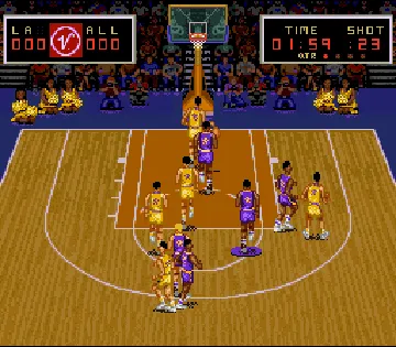 Super Slam Dunk (USA) screen shot game playing